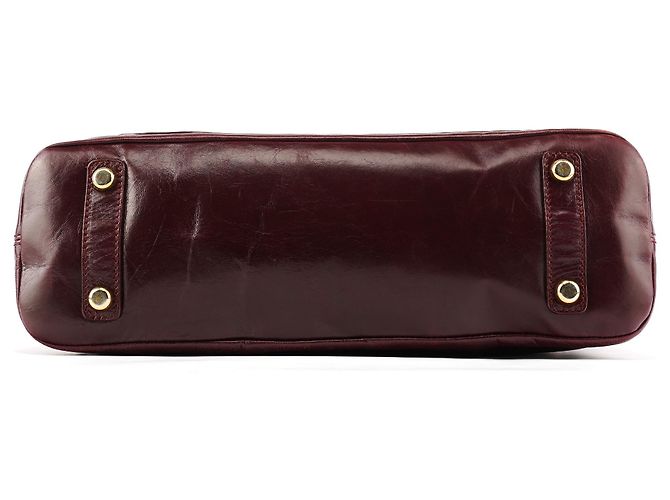 Marc Jacobs Borsa 2-Way con tasca in pelle bordeaux - vista 5