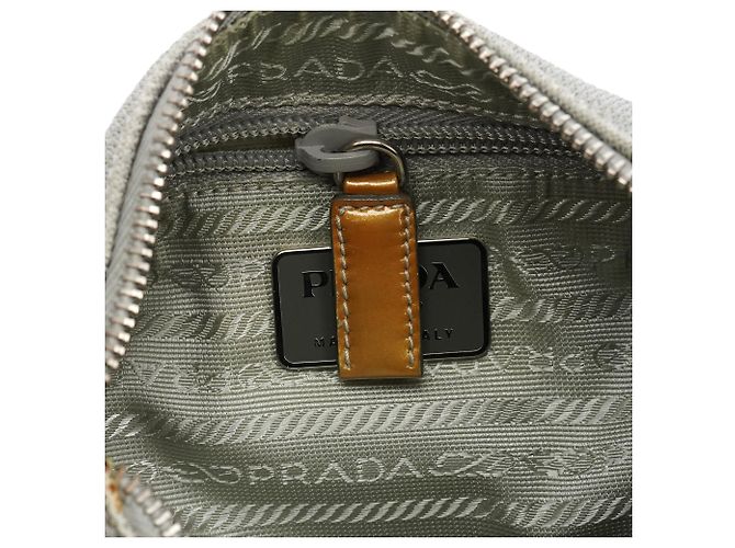 Prada Borsa a Spalla B9936 Silver Bike Lux - vista 14