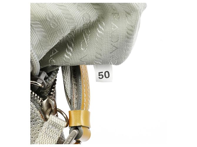 Prada Borsa a Spalla B9936 Silver Bike Lux - vista 15