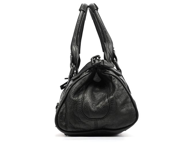 Chloé Borsa a tracolla Paddington in pelle nera - vista 2