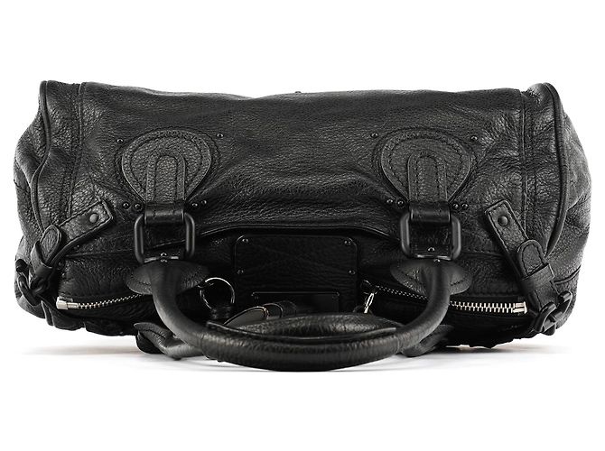 Chloé Borsa a tracolla Paddington in pelle nera - vista 4