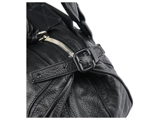 Chloé Borsa a tracolla Paddington in pelle nera - vista 9