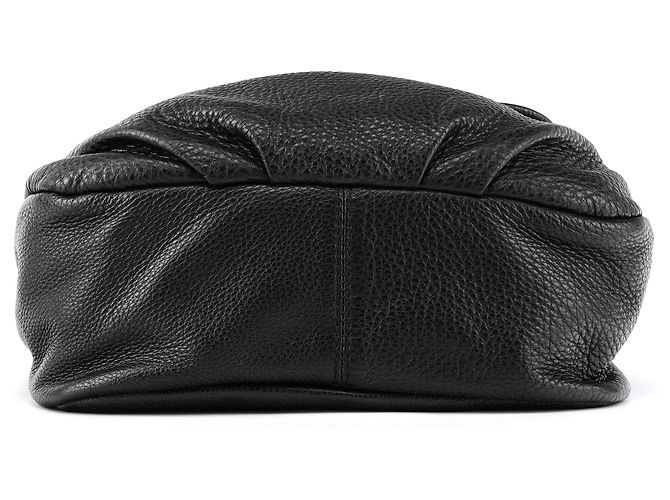 Marc by Marc Jacobs Borsa a tracolla Hobo Classic Q in pelle nera - vista 5