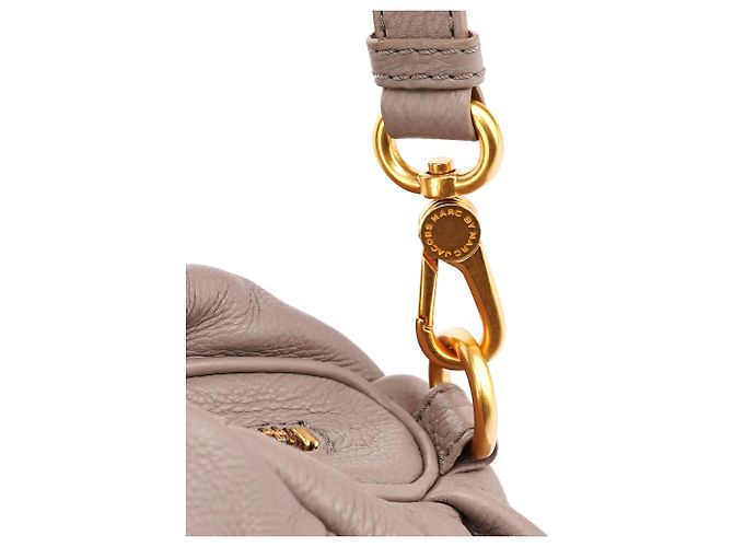 Marc by Marc Jacobs Borsa 2-Way Classic Q Baby Groovee in pelle grigia - vista 11