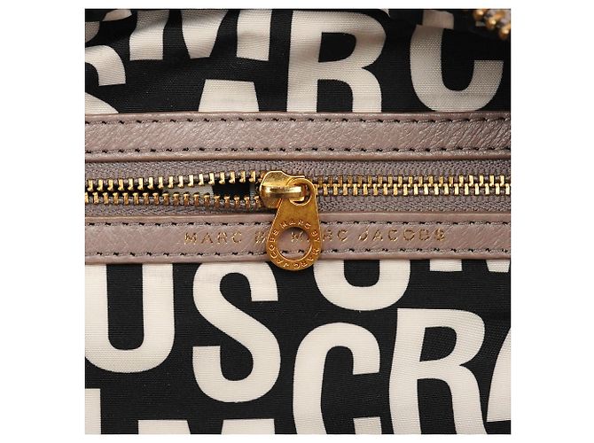 Marc by Marc Jacobs Borsa 2-Way Classic Q Baby Groovee in pelle grigia - vista 13