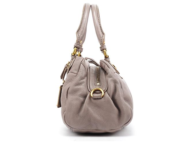 Marc by Marc Jacobs Borsa 2-Way Classic Q Baby Groovee in pelle grigia - vista 2