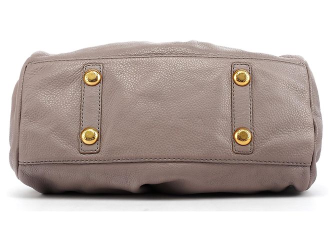 Marc by Marc Jacobs Borsa 2-Way Classic Q Baby Groovee in pelle grigia - vista 5