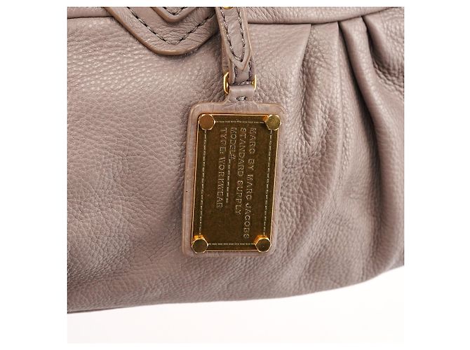 Marc by Marc Jacobs Borsa 2-Way Classic Q Baby Groovee in pelle grigia - vista 6