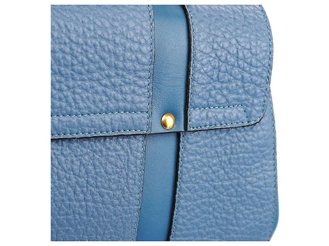 Marc Jacobs Borsa 2-Way in pelle martellata blu - vista 10