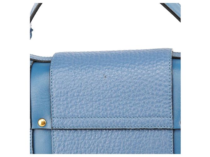 Marc Jacobs Borsa 2-Way in pelle martellata blu - vista 11