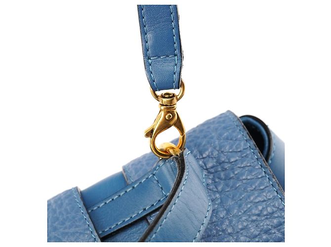 Marc Jacobs Borsa 2-Way in pelle martellata blu - vista 15