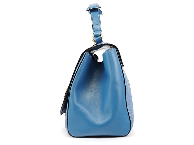 Marc Jacobs Borsa 2-Way in pelle martellata blu - vista 2