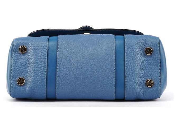 Marc Jacobs Borsa 2-Way in pelle martellata blu - vista 5
