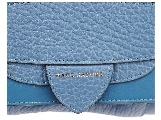 Marc Jacobs Borsa 2-Way in pelle martellata blu - vista 6