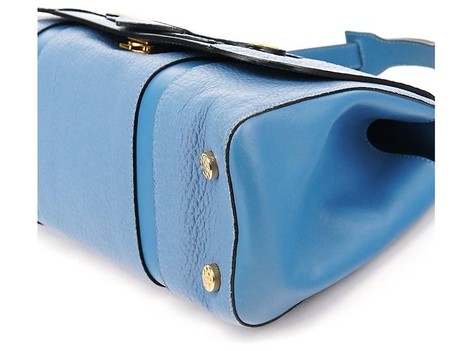 Marc Jacobs Borsa 2-Way in pelle martellata blu - vista 8
