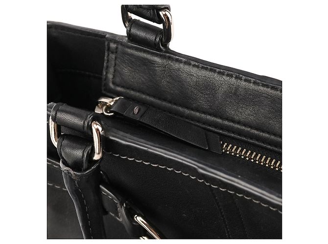 Coach Borsa Tote Hamptons in pelle nera F08A70 - vista 12
