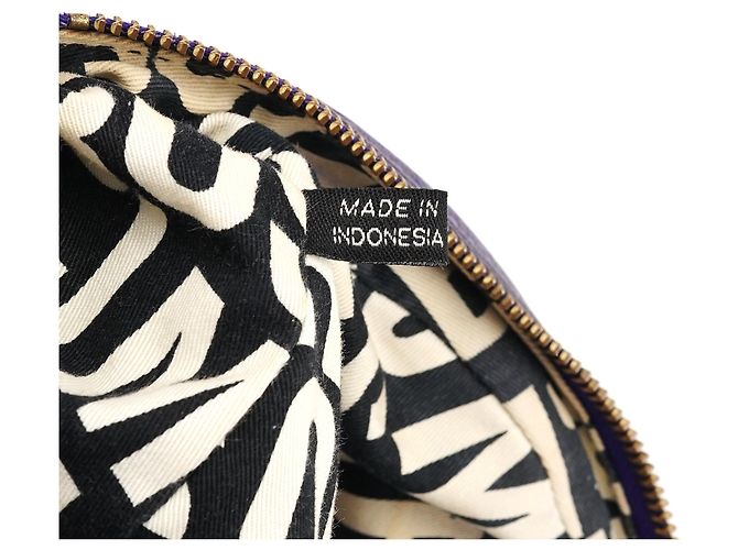 Marc by Marc Jacobs Borsa 2-Way Classic Q Baby Groovee in pelle viola - vista 11