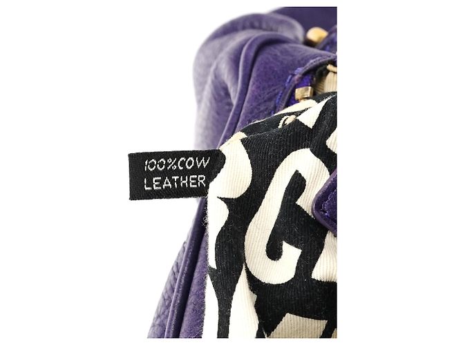 Marc by Marc Jacobs Borsa 2-Way Classic Q Baby Groovee in pelle viola - vista 12