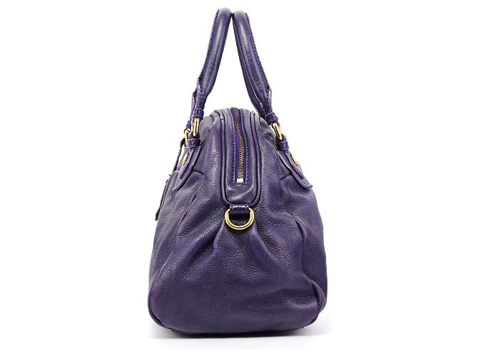 Marc by Marc Jacobs Borsa 2-Way Classic Q Baby Groovee in pelle viola - vista 2