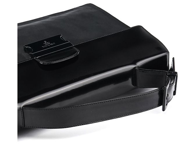 Prada Borsa a mano in Tessuto Spazzolato Nera - vista 10