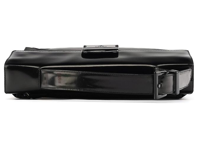 Prada Borsa a mano in Tessuto Spazzolato Nera - vista 4