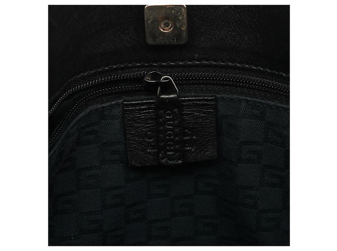 Gucci 73983 Borsa tote in pelle nera - vista 12
