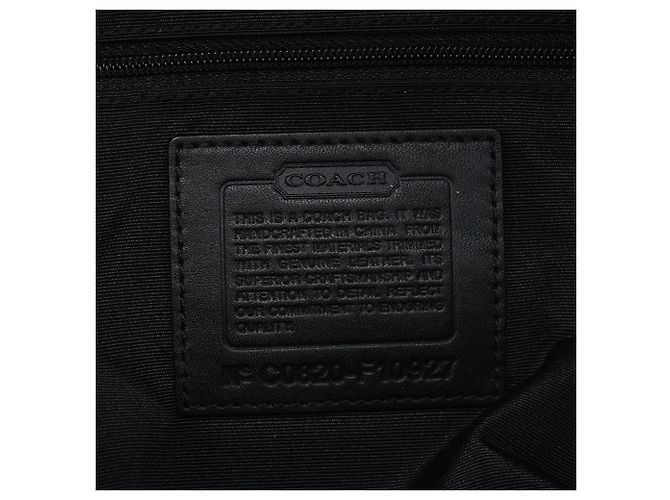 Coach Borsa Tote Soho Signature Grey Black F10927 - vista 10