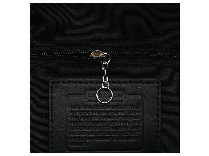 Coach Borsa Tote Soho Signature Grey Black F10927 - vista 11
