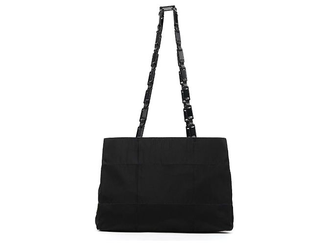 Prada Borsa Tote in Nylon Tessuto Imbottito Nero 1998 - vista 3