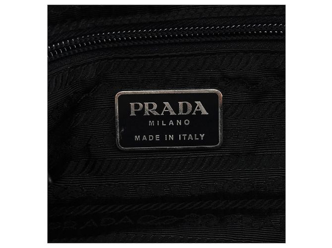 Prada Borsa Tote in nylon Tessuto Nappa nera - vista 12