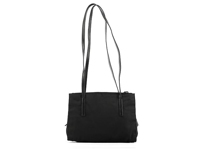 Prada Borsa Tote in nylon Tessuto Nappa nera - vista 3