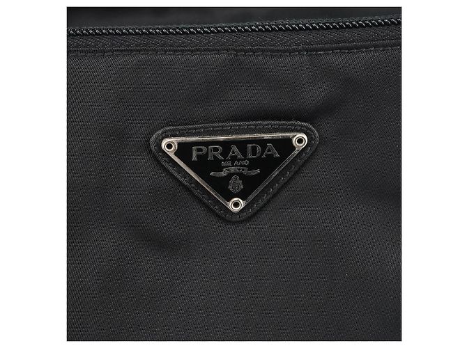 Prada Borsa Tote in nylon Tessuto Nappa nera - vista 6