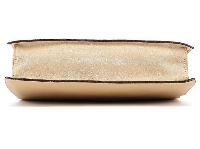 Miu Miu borsa a pochette in pelle beige - vista 5
