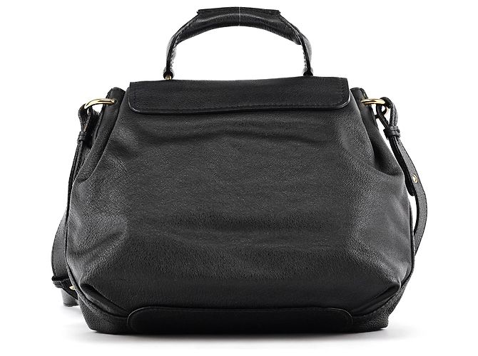 Chloé Borsa 2-Way Elsie in pelle nera - vista 3