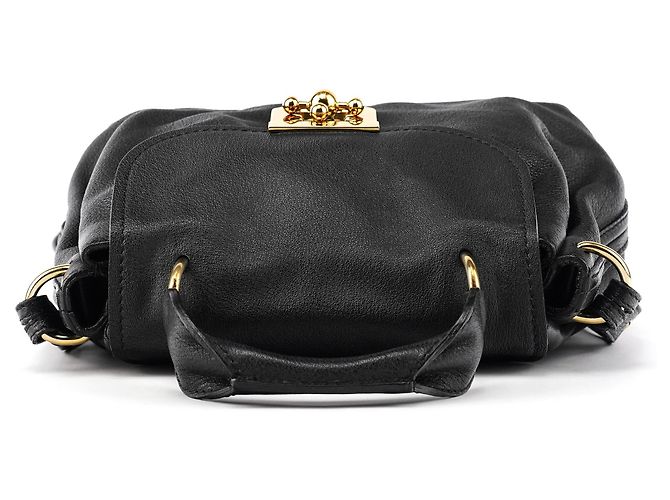 Chloé Borsa 2-Way Elsie in pelle nera - vista 4