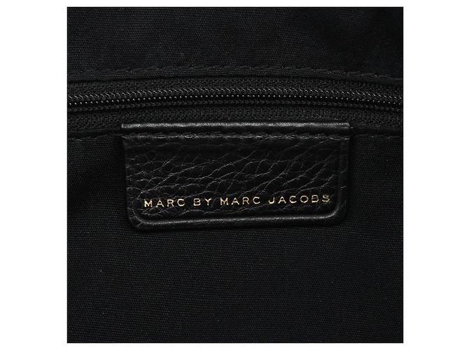 Marc by Marc Jacobs Borsa Bowling 2-Way Classic Q in pelle nera - vista 11