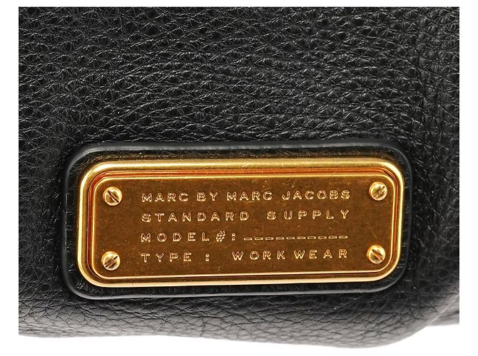Marc by Marc Jacobs Borsa Bowling 2-Way Classic Q in pelle nera - vista 6