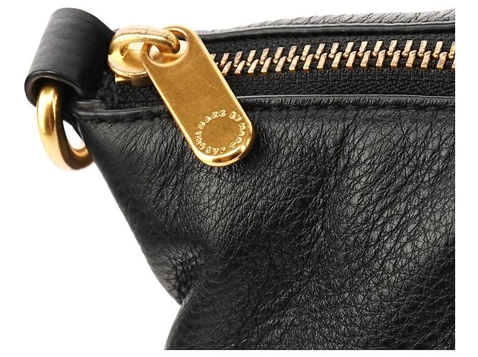 Marc by Marc Jacobs Borsa Bowling 2-Way Classic Q in pelle nera - vista 7