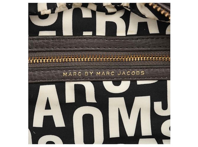 Marc by Marc Jacobs Borsa 2-Way Classic Q Baby Groovee in pelle grigia - vista 11