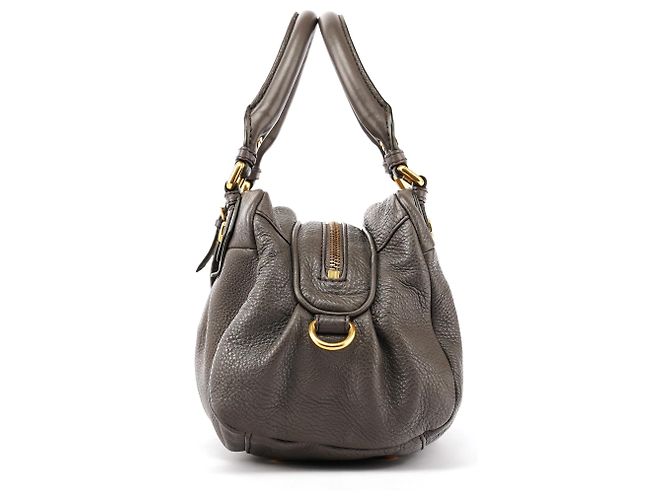 Marc by Marc Jacobs Borsa 2-Way Classic Q Baby Groovee in pelle grigia - vista 2