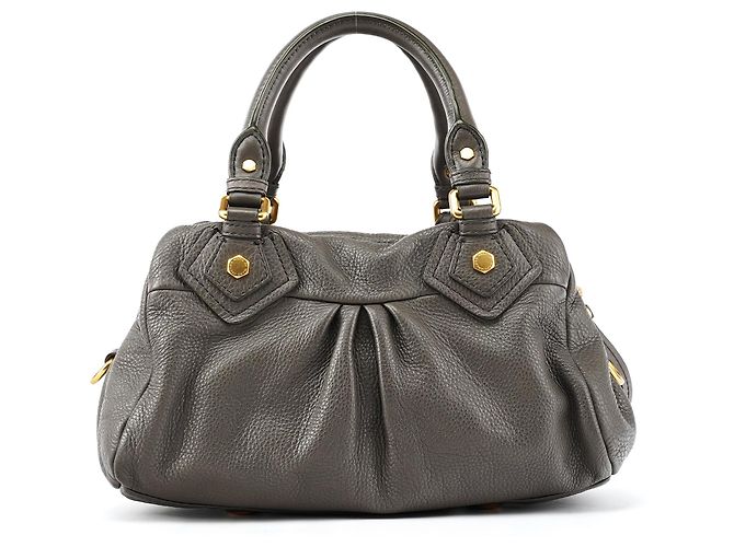Marc by Marc Jacobs Borsa 2-Way Classic Q Baby Groovee in pelle grigia - vista 3