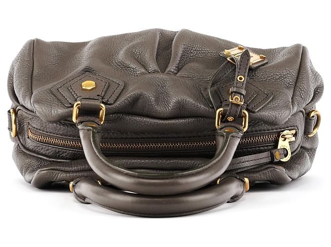 Marc by Marc Jacobs Borsa 2-Way Classic Q Baby Groovee in pelle grigia - vista 4