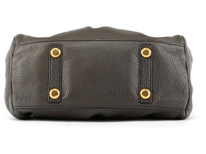 Marc by Marc Jacobs Borsa 2-Way Classic Q Baby Groovee in pelle grigia - vista 5