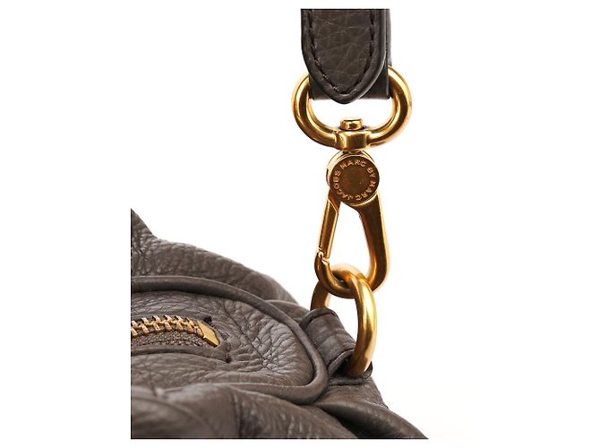 Marc by Marc Jacobs Borsa 2-Way Classic Q Baby Groovee in pelle grigia - vista 7