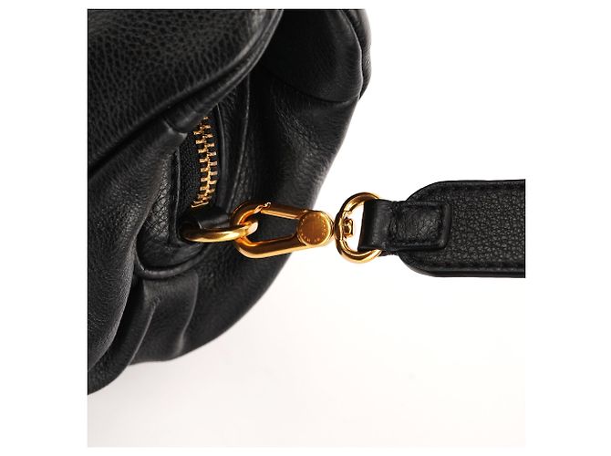 Marc by Marc Jacobs Borsa Bowling 2-Way Classic Q in pelle nera - vista 11