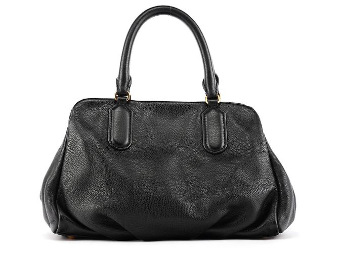 Marc by Marc Jacobs Borsa Bowling 2-Way Classic Q in pelle nera - vista 3