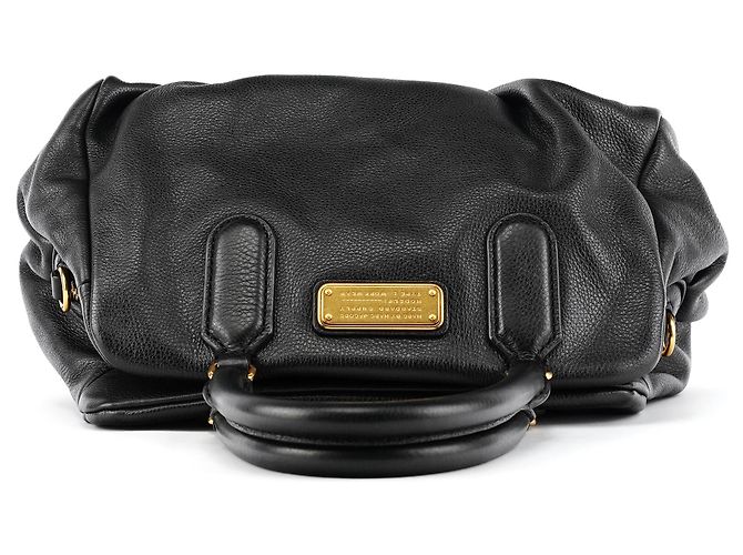 Marc by Marc Jacobs Borsa Bowling 2-Way Classic Q in pelle nera - vista 4