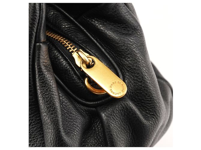 Marc by Marc Jacobs Borsa Bowling 2-Way Classic Q in pelle nera - vista 7