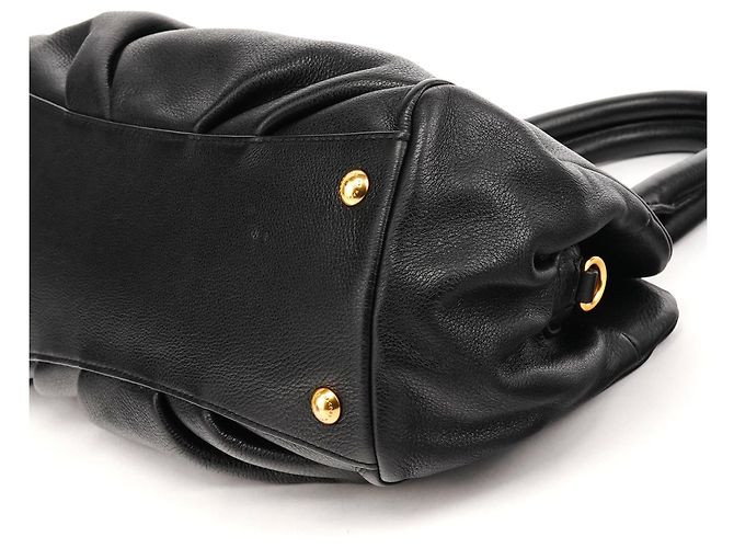 Marc by Marc Jacobs Borsa Bowling 2-Way Classic Q in pelle nera - vista 9