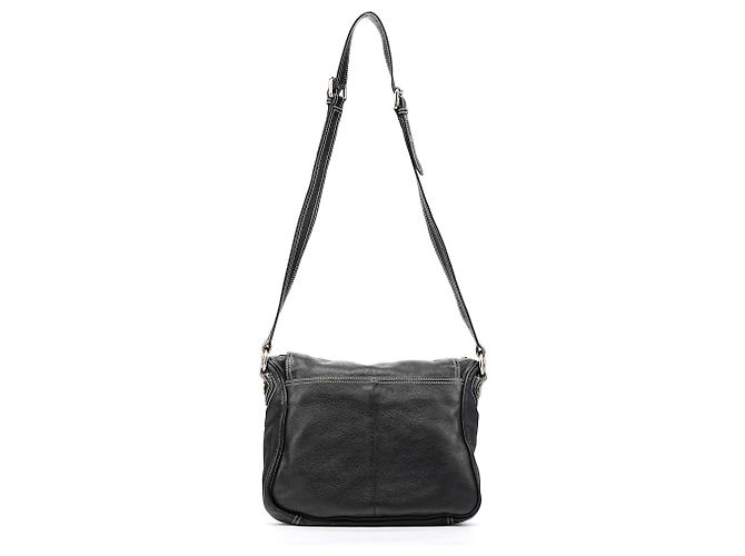 Marc by Marc Jacobs Borsa a tracolla con patta in pelle nera - vista 4